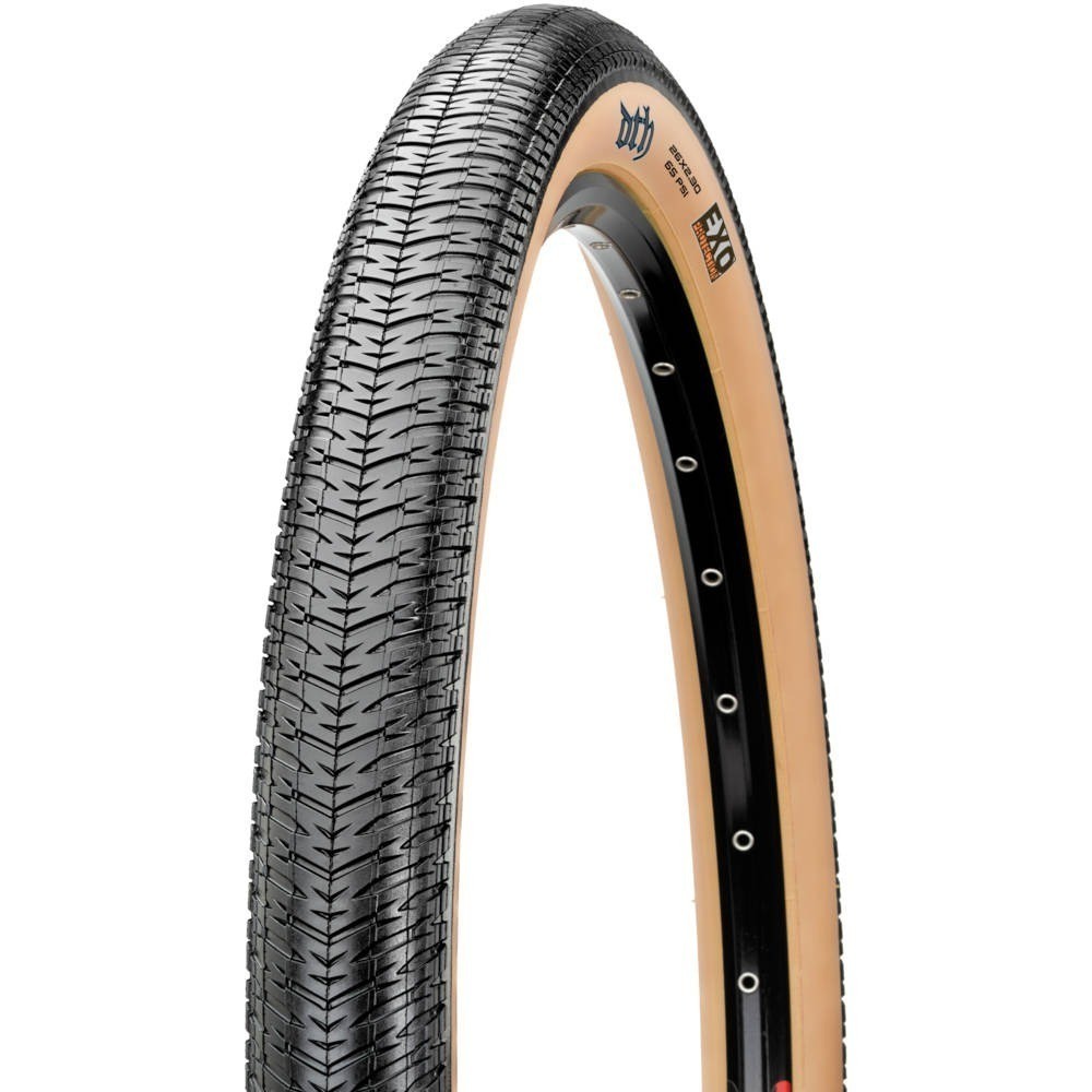 MAXXIS DTH 26" FOLDABLE EXO tire (tan wall)