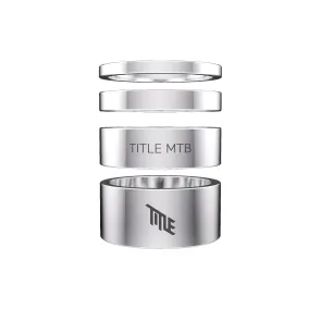 TITLE Alloy Headset Spacer Kit (chrome)