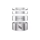 TITLE Alloy Headset Spacer Kit (chrome)